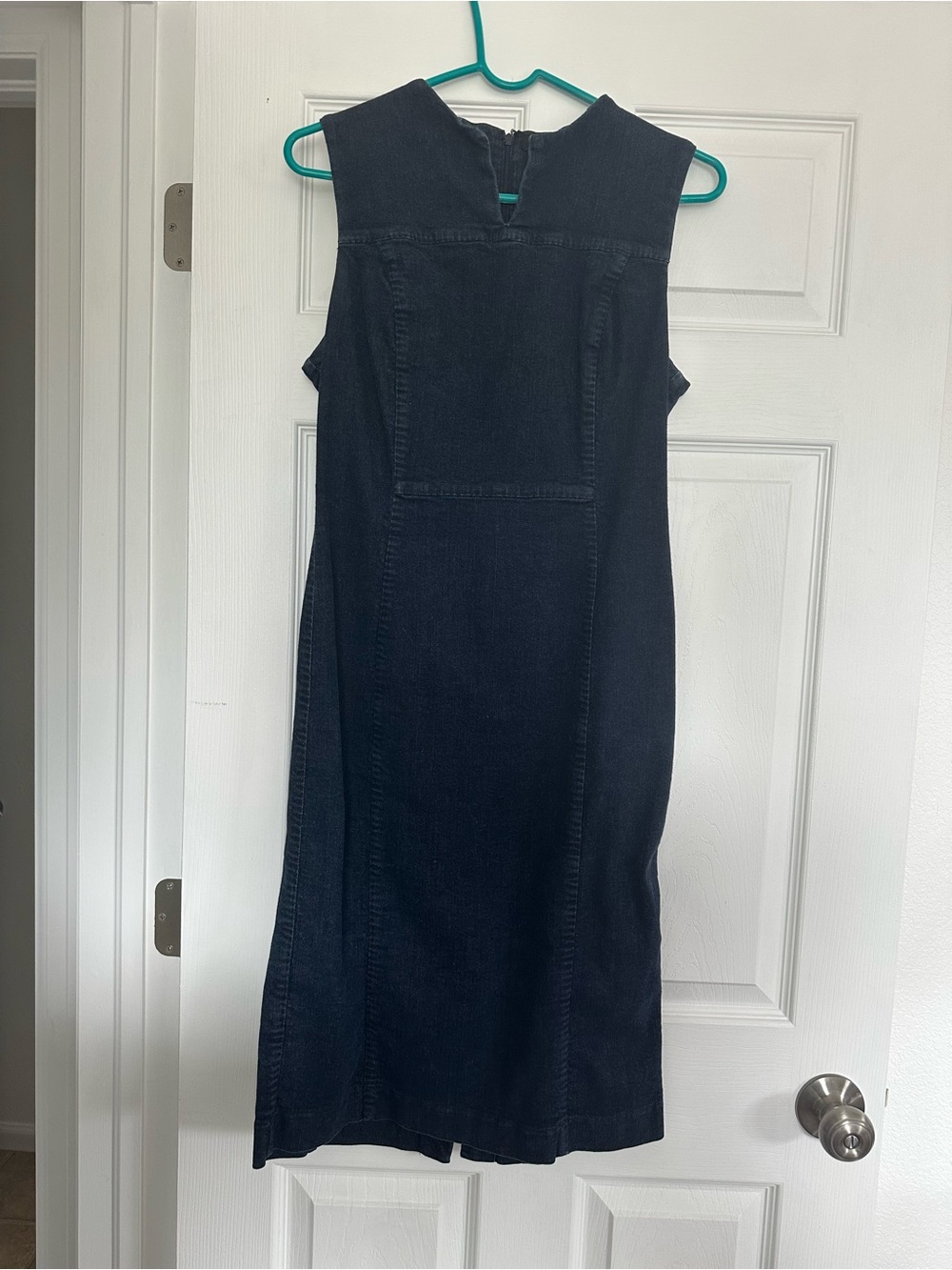 Banana Republic Denim Sleeveless Midi Dress
